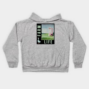 Farm Life & Silo v4 Kids Hoodie